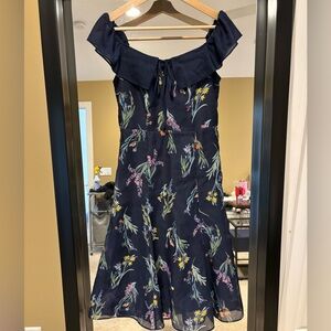 ochirly summer dress dark blue S